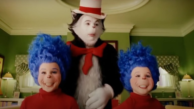 The Cat in the Hat with Thing 1 and Thing 2