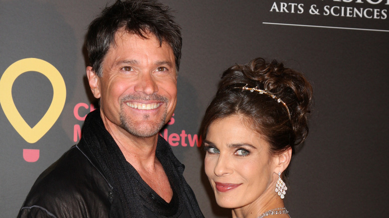 Kristian Alfonso and Peter Reckell on the red carpet. 