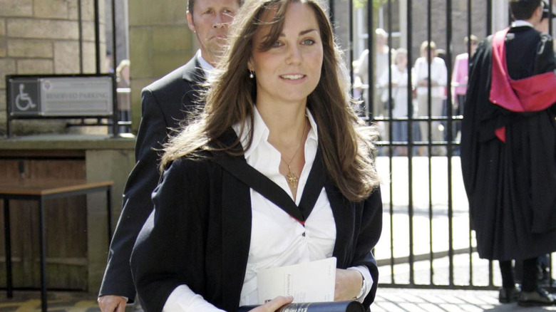 Princess Catherine in school uniform