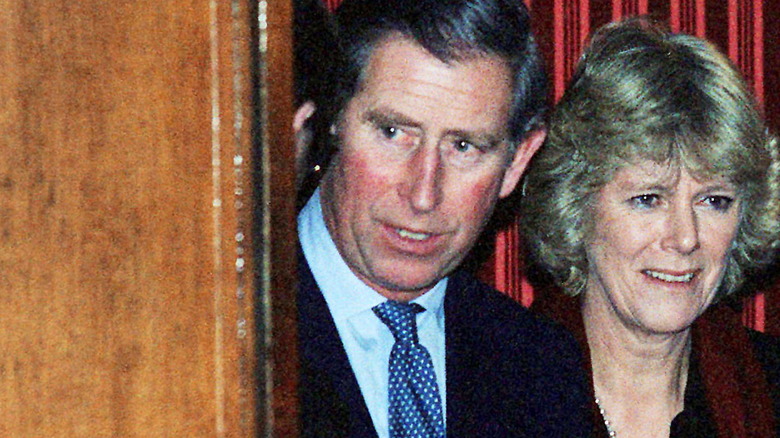 A younger Charles and Camilla