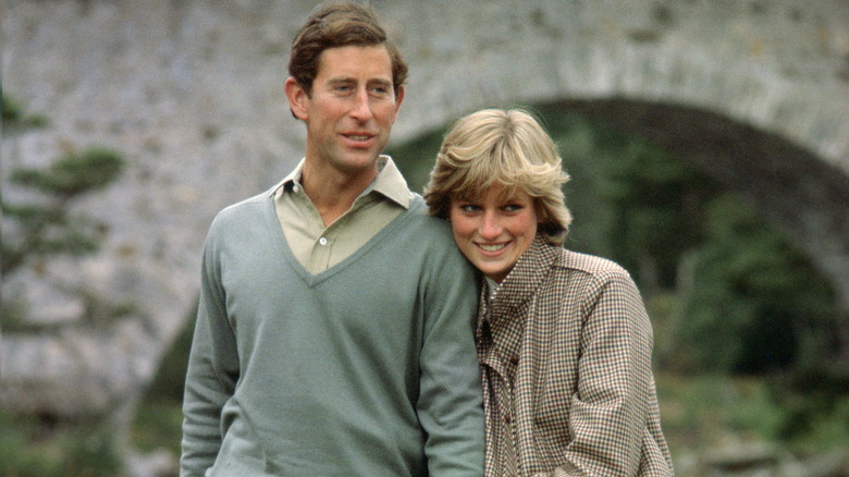 Diana and Charles at Balmoral