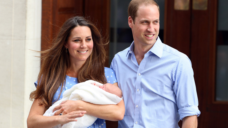 Prince William, Princess Catherine, and Prince George