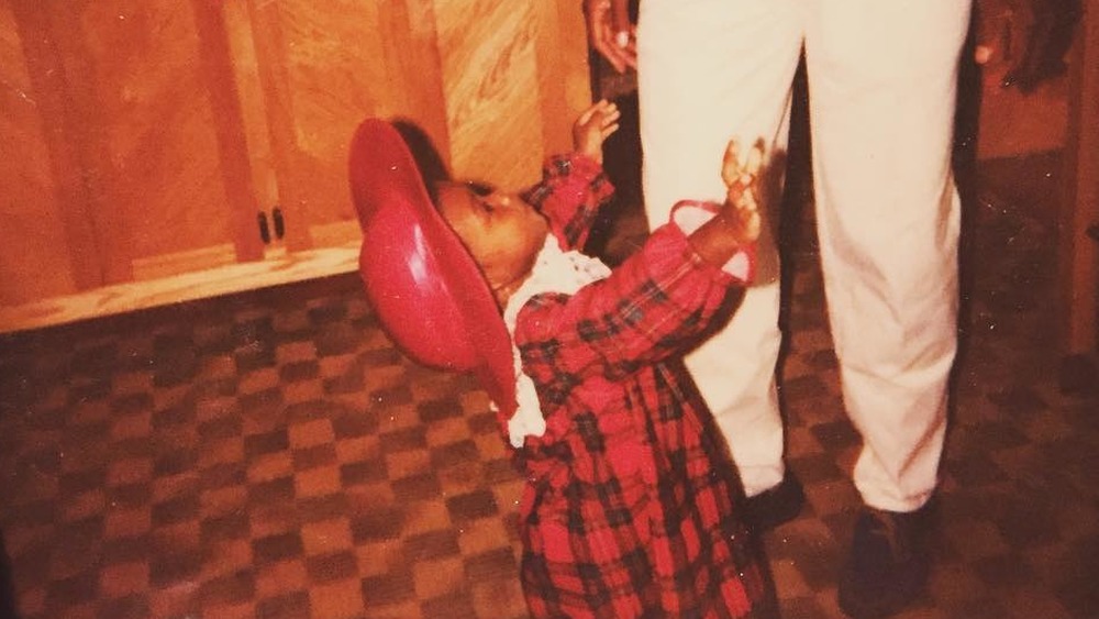 Condola Rashad as a child