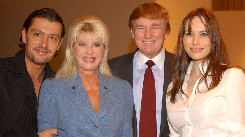 Rossano Rubicondi, Ivana Trump, Donald Trump i Melania Knaus