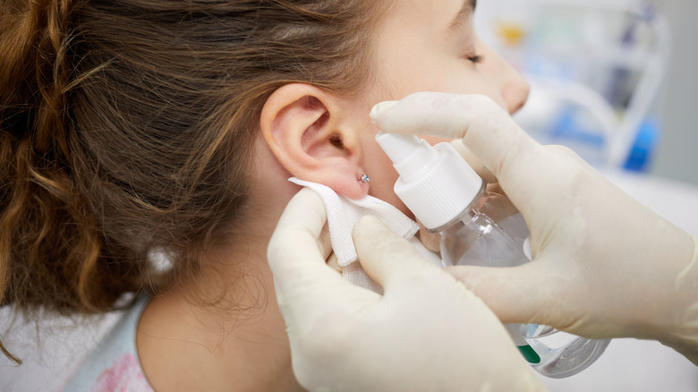 Caring for a piercing