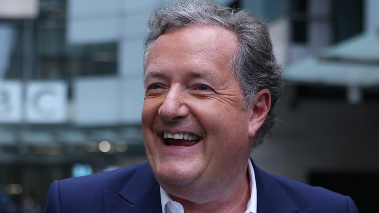 piers morgan laughing