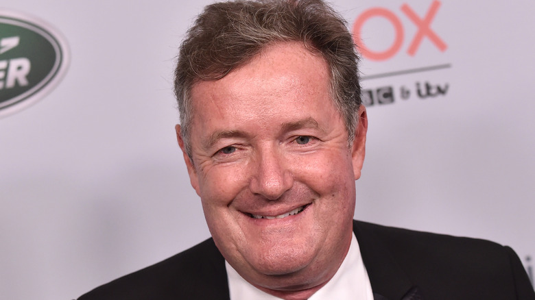 Piers Morgan smiling