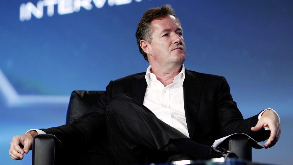 Piers Morgan looks pensive