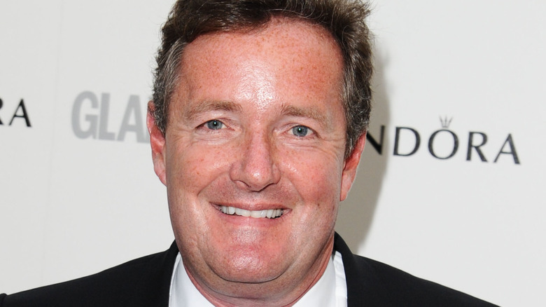 Piers Morgan smiling