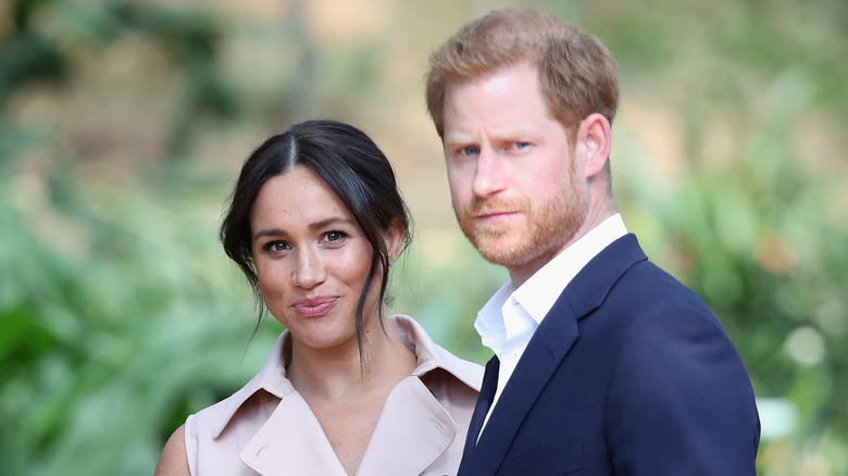 Prince Harry and Meghan Markle at event