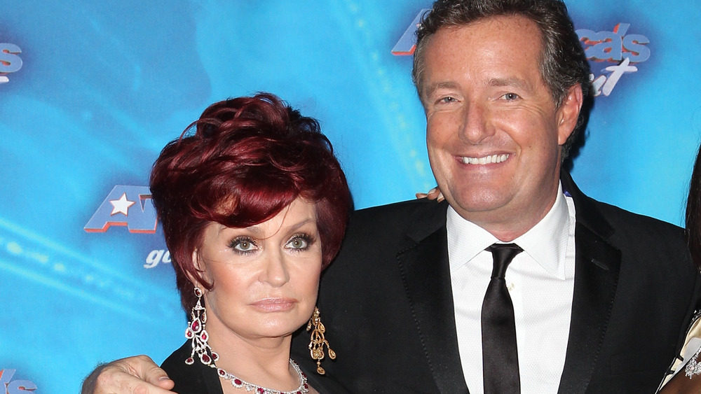 Sharon Osbourne and Piers Morgan at an event