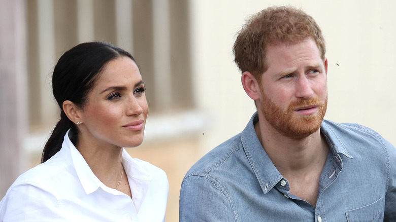 Prince Harry and his wife Meghan Markle