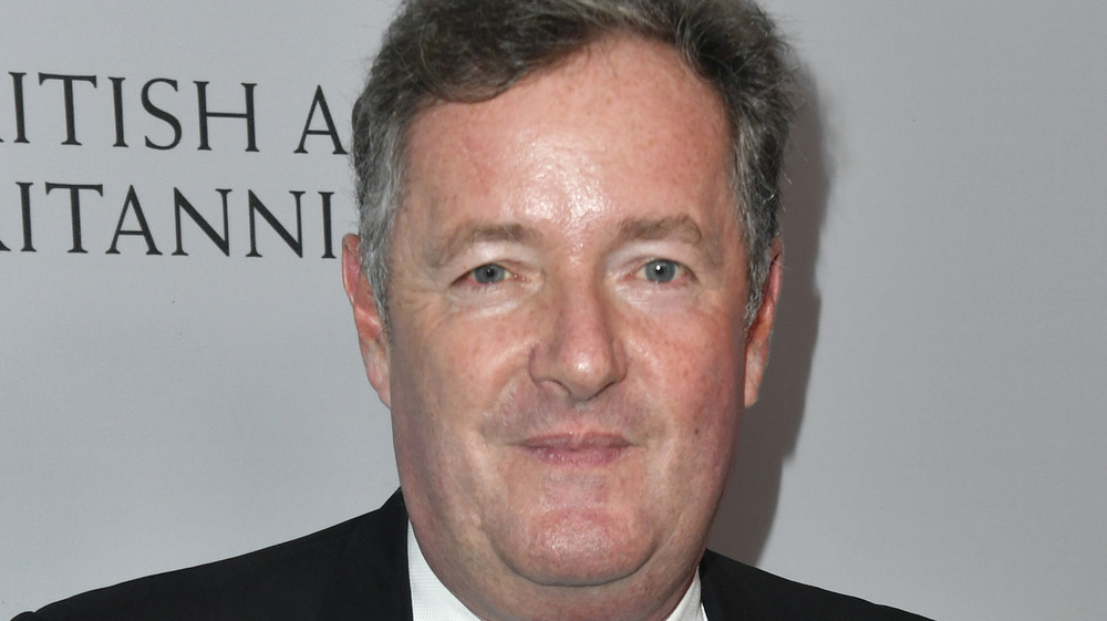 Piers Morgan smiling