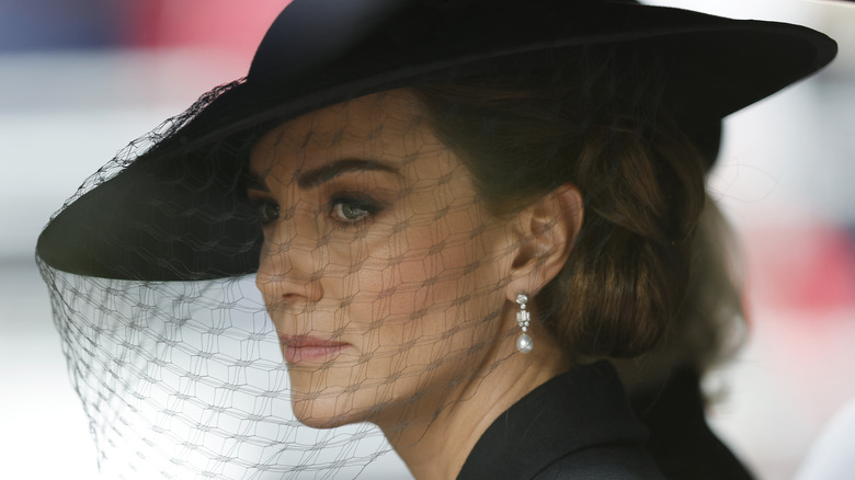 Kate Middleton wearing a hat