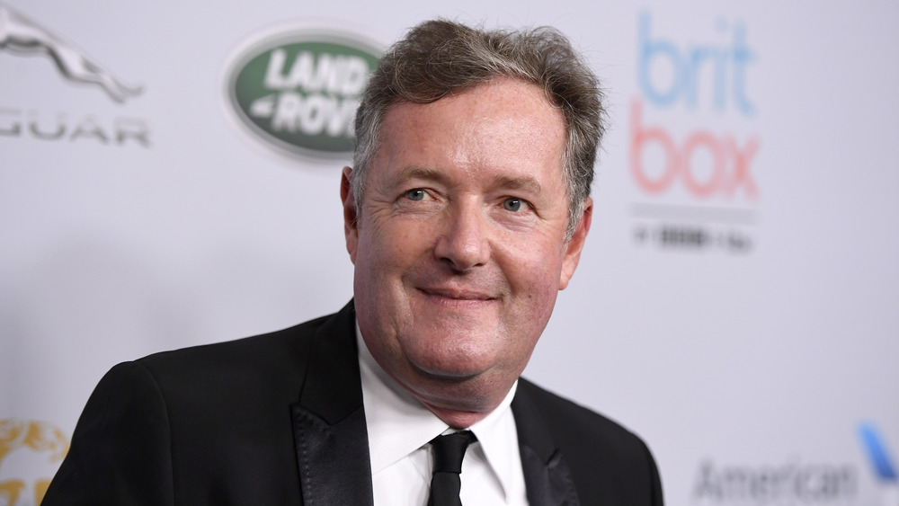 Piers Morgan smiling