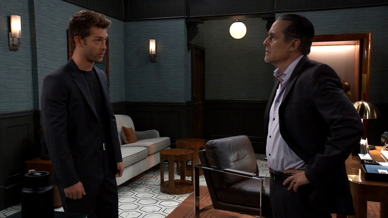 General Hospital's Dex talking to Sonny