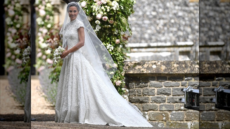 Pippa Middleton in wedding dress