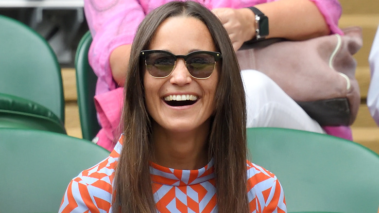 Pippa Middleton with straightened hair