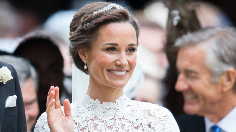 Pippa Middleton on her wedding day