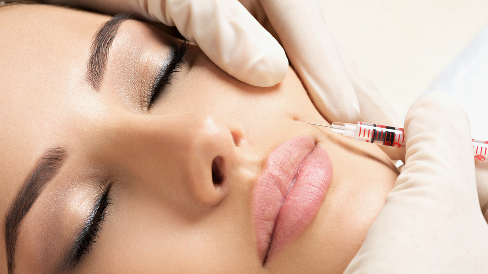 Woman getting Botox