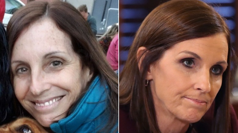 Martha McSally without and with makeup