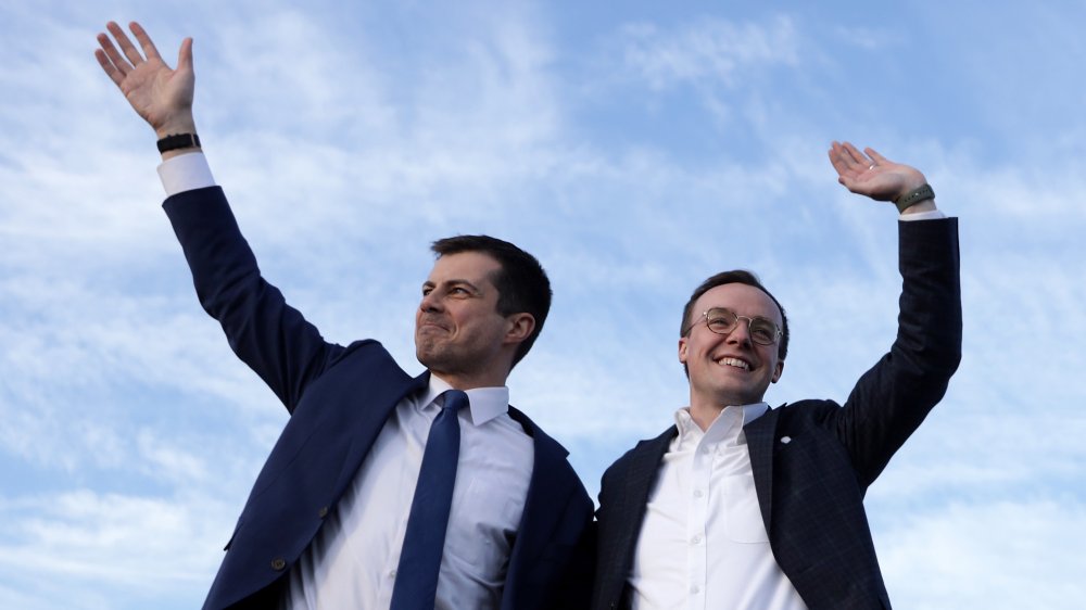 politician Pete Buttigieg and husband Chasten Buttigieg