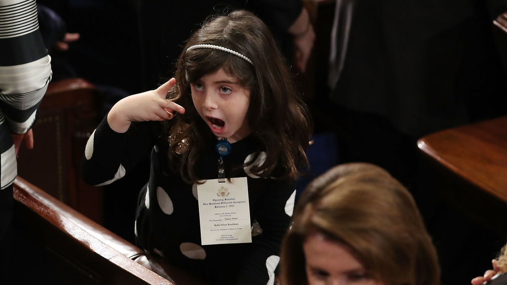 Nancy Pelosi's granddaughter posing