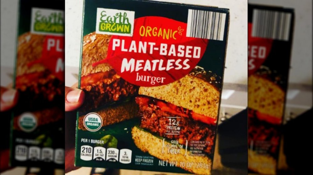 Earth Grown Organic Plant-Based Meatless Burger