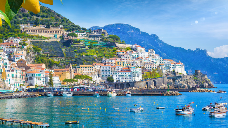 View of the Amalfi Coast