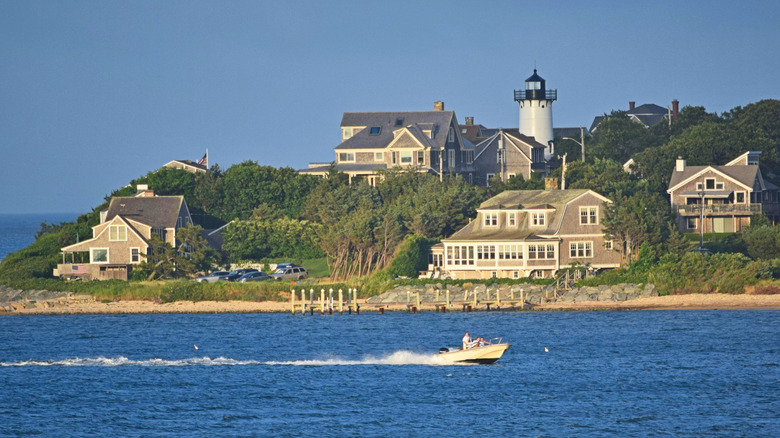 Scenic Martha's Vineyard coastline