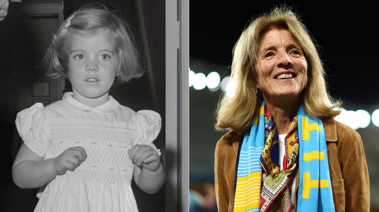 Caroline Kennedy then and now