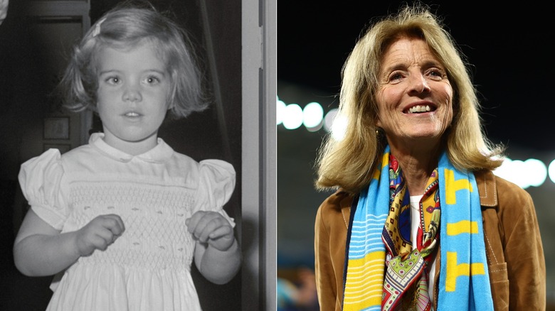 Caroline Kennedy then and now