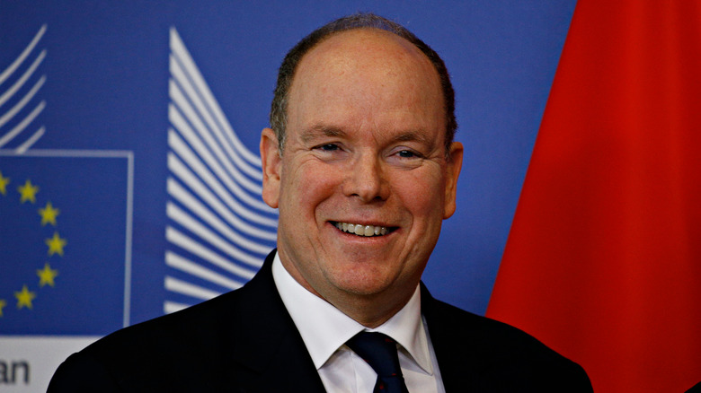 Prince Albert II at European Commission meeting