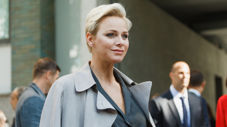 Princess Charlene walking