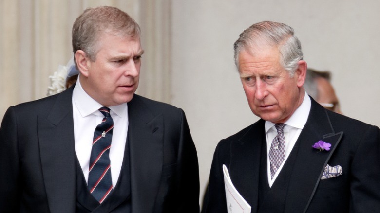 Prince Andrew and King Charles