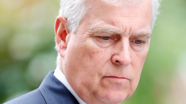 Prince Andrew photographed at event