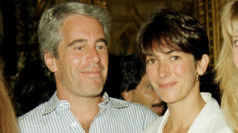 Jeffrey Epstein and Ghislaine Maxwell smiling 