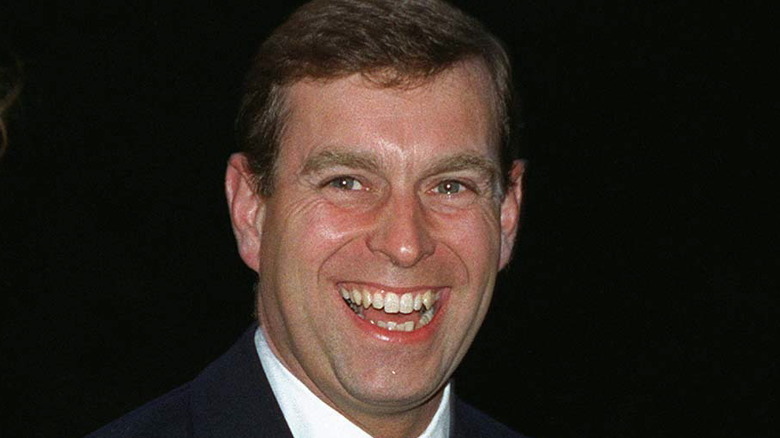 Prince Andrew laughing