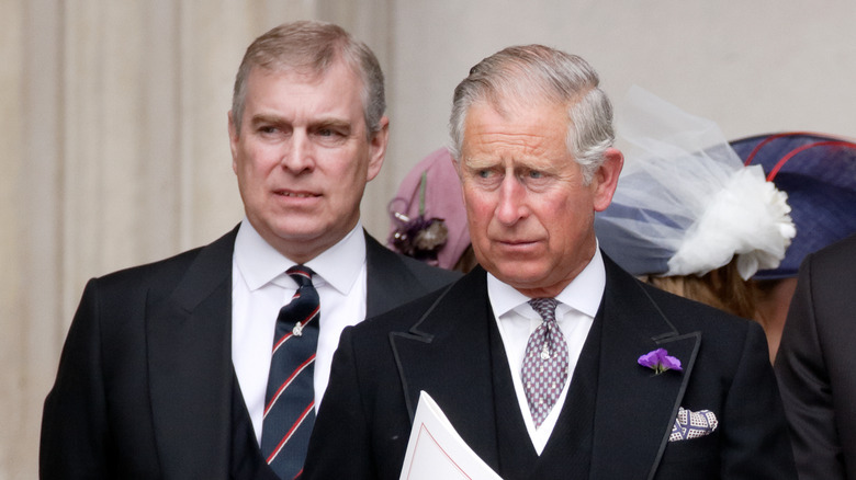 Prince Andrew and King Charles 