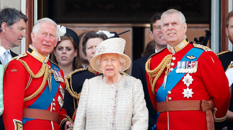 Prince Charles, Queen Elizabeth, Prince Andrew