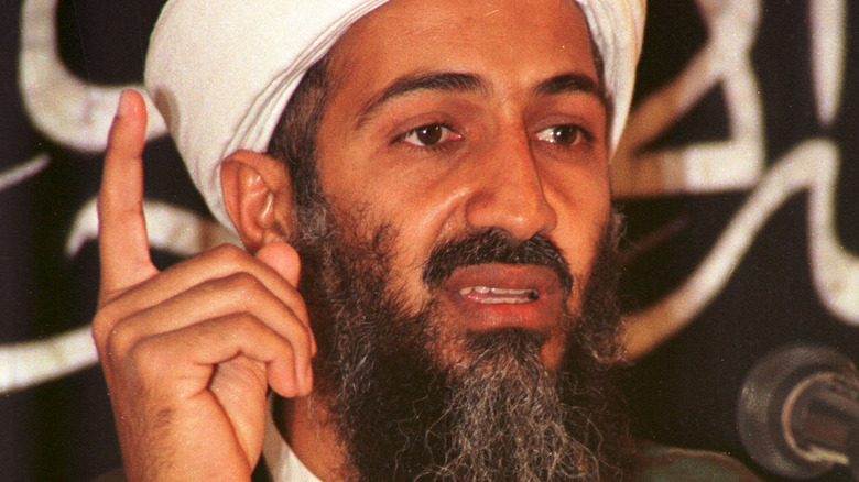 Osama bin Laden speaking 