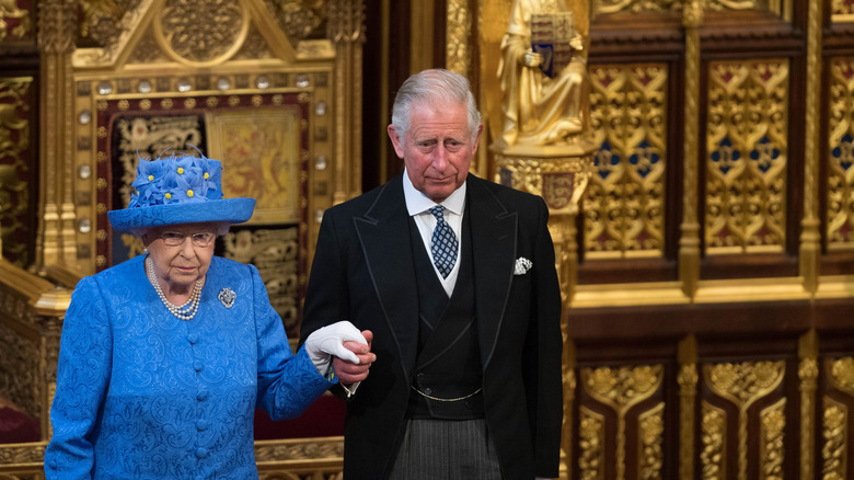 Queen Elizabeth II and Prince Charles