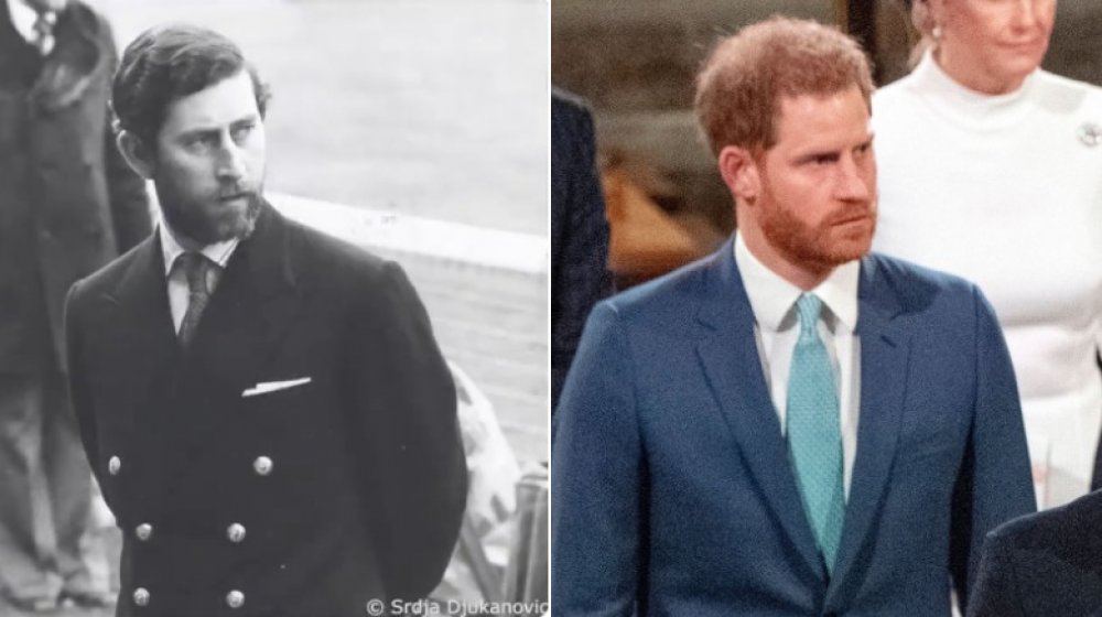 Prince Charles throwback and Prince Harry