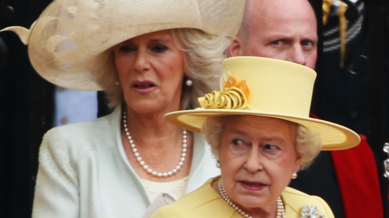 Queen Elizabeth with Camilla