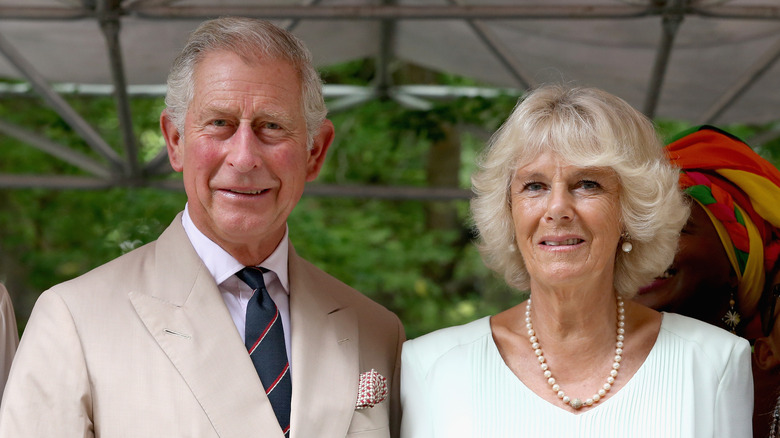 Charles and Camilla smiling 