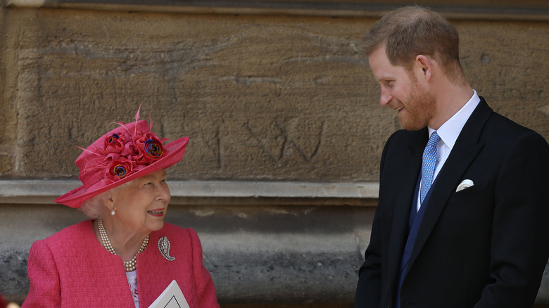 Prince Harry & Queen Elizabeth