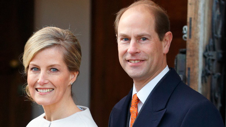 Prince Edward & Countess Sophie smiling