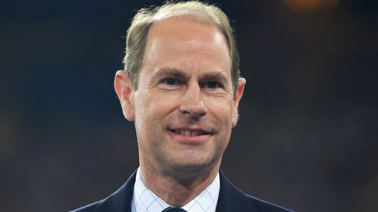 A closeup of Prince Edward