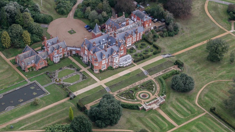 An aerial view of Bagshot Park