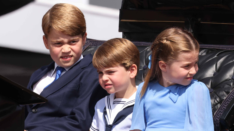 Prince George, Prince Louis, and Princess Charlotte